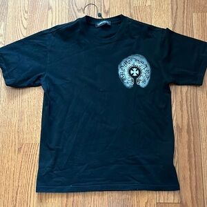 Black M Chrome Heart t shirt ♠️